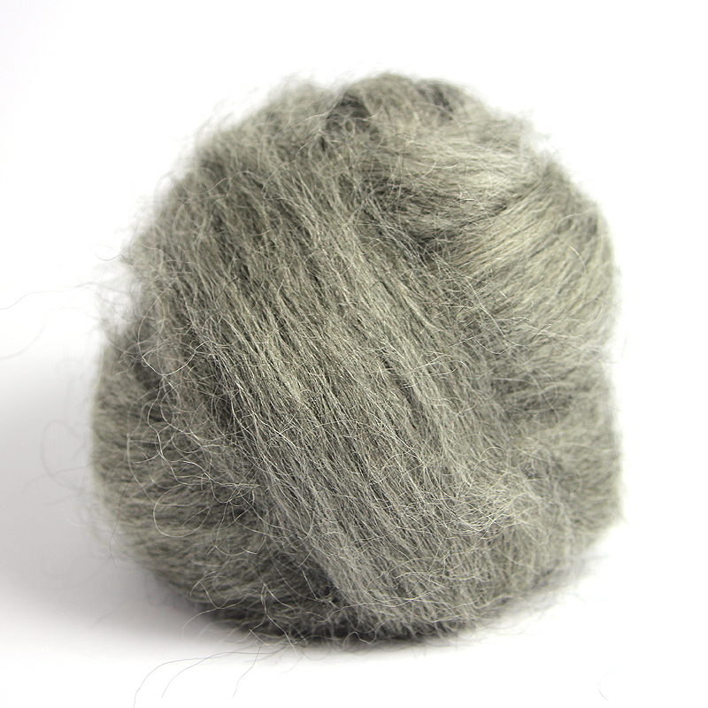Gotland Lambswool Combed Top - Natural Grey - 3.5 oz Gotland Lambswool Combed Top - Natural Grey - 3.5 oz