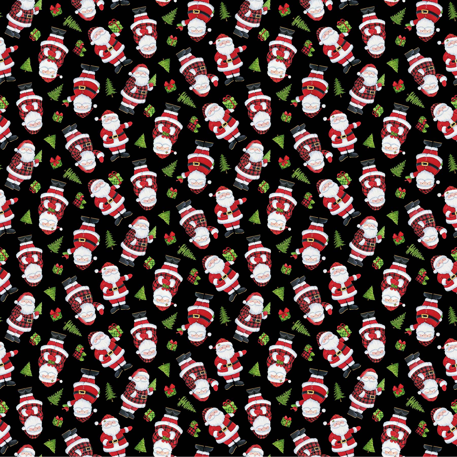 Santas Tree Farm 100% Cotton Fabric - 24733-99